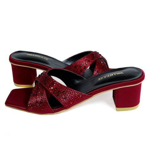 Women Formal Block Heel - 75095S - Block Heel - Walkeaze